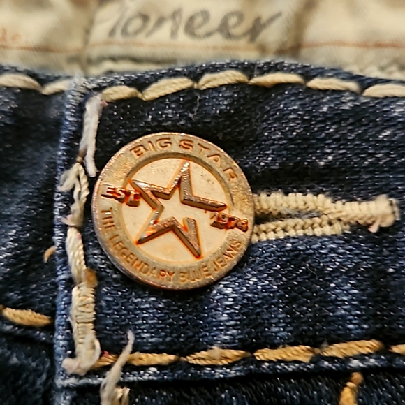 BIG STAR PIONEER VINTAGE COLLECTION..THE LEGENDARY JEANS DEC0RATIVE JEANS 36R - Picture 4 of 9